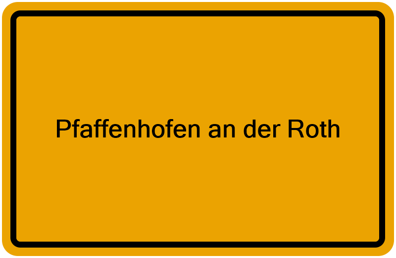 Handelsregisterauszug Pfaffenhofen an der Roth